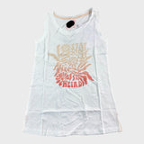 Branded White Graphic Vest - Size 10