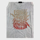 Branded White Graphic Vest - Size 10