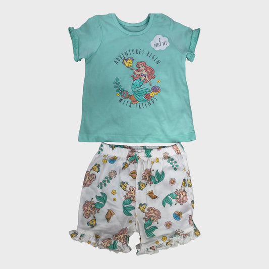 Disney The Little Mermaid Short Pyjama Set