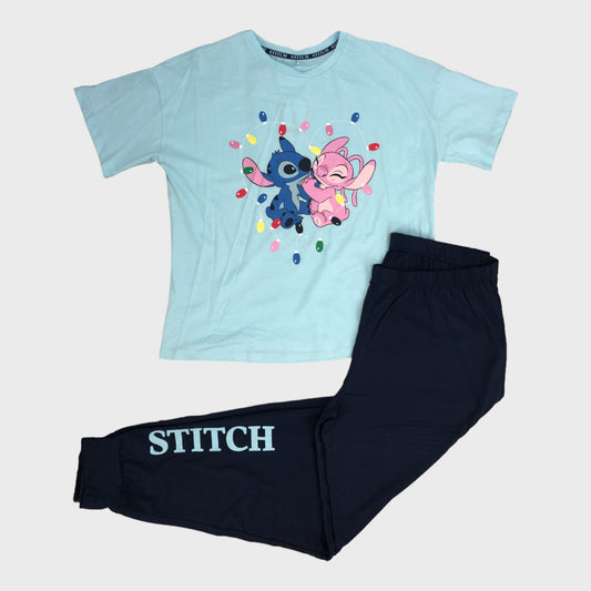 Blue Lilo & Stitch Christmas Pyjamas