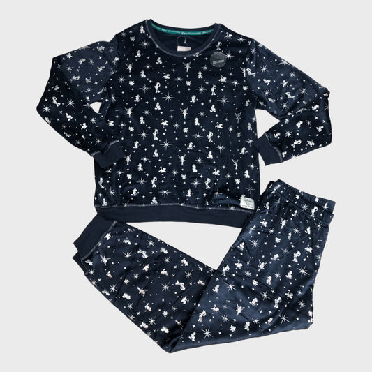 Navy Disney Fleece Christmas Pyjamas