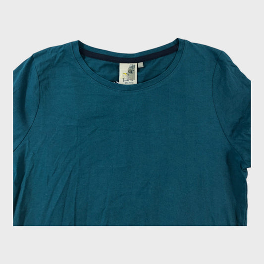 Branded Teal Cotton Long Sleeved Top - Size 10