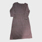 Branded Grey Printed Dress - Size 10