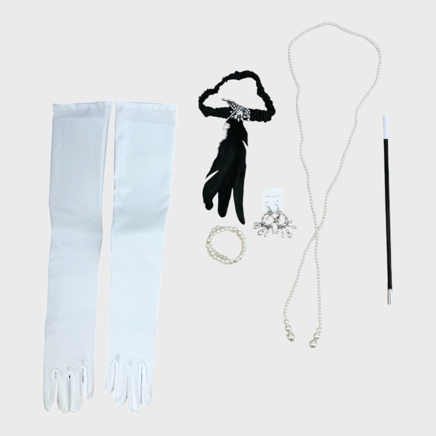 Gatsby 1920's Flapper Dress With Accessories