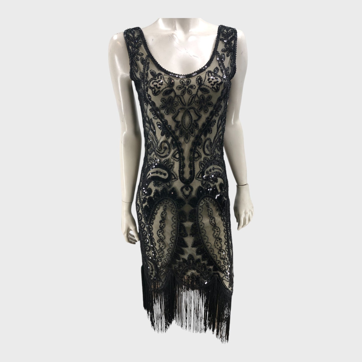 Gatsby 1920's Flapper Dress With Accessories