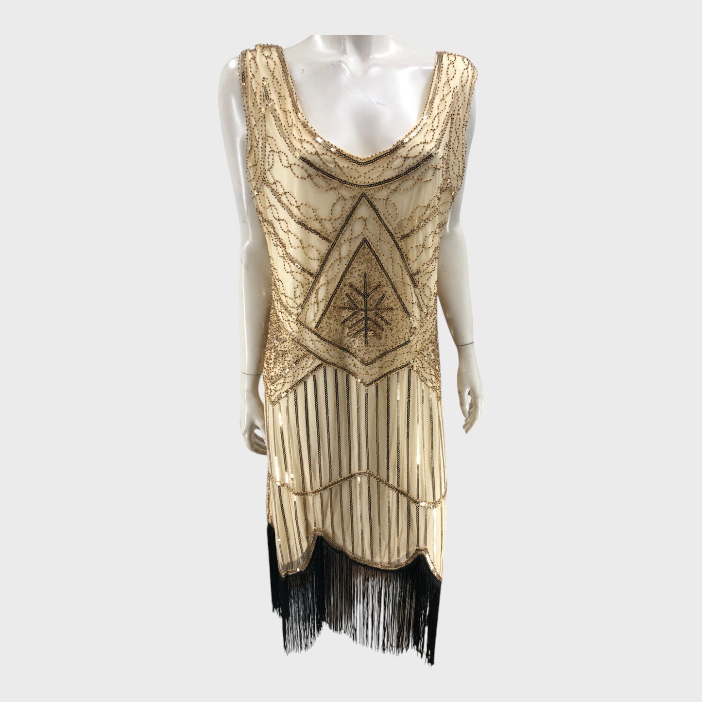 Gatsby 1920's Flapper Dress With Accessories