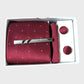 Silk Tie, Hanky And Cufflinks set