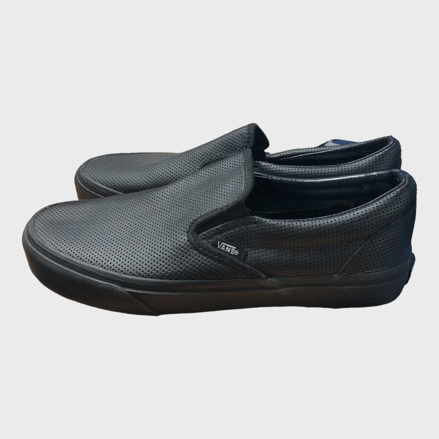 Vans Leather Slip-on Trainers