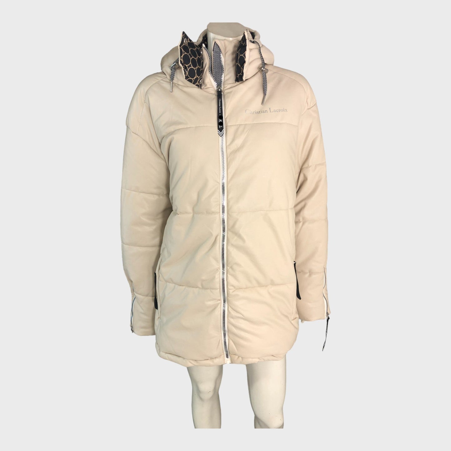 Highstreet Branded Christian Lacroix PU Padded Coat