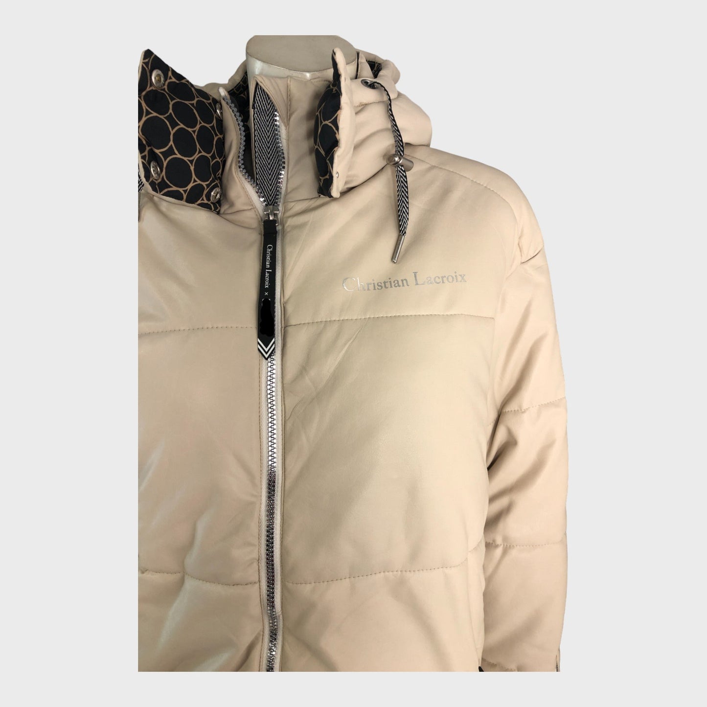 Highstreet Branded Christian Lacroix PU Padded Coat