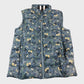 Crew Clothing Lightweight Gilet Women's Floral Print Green Polyester
