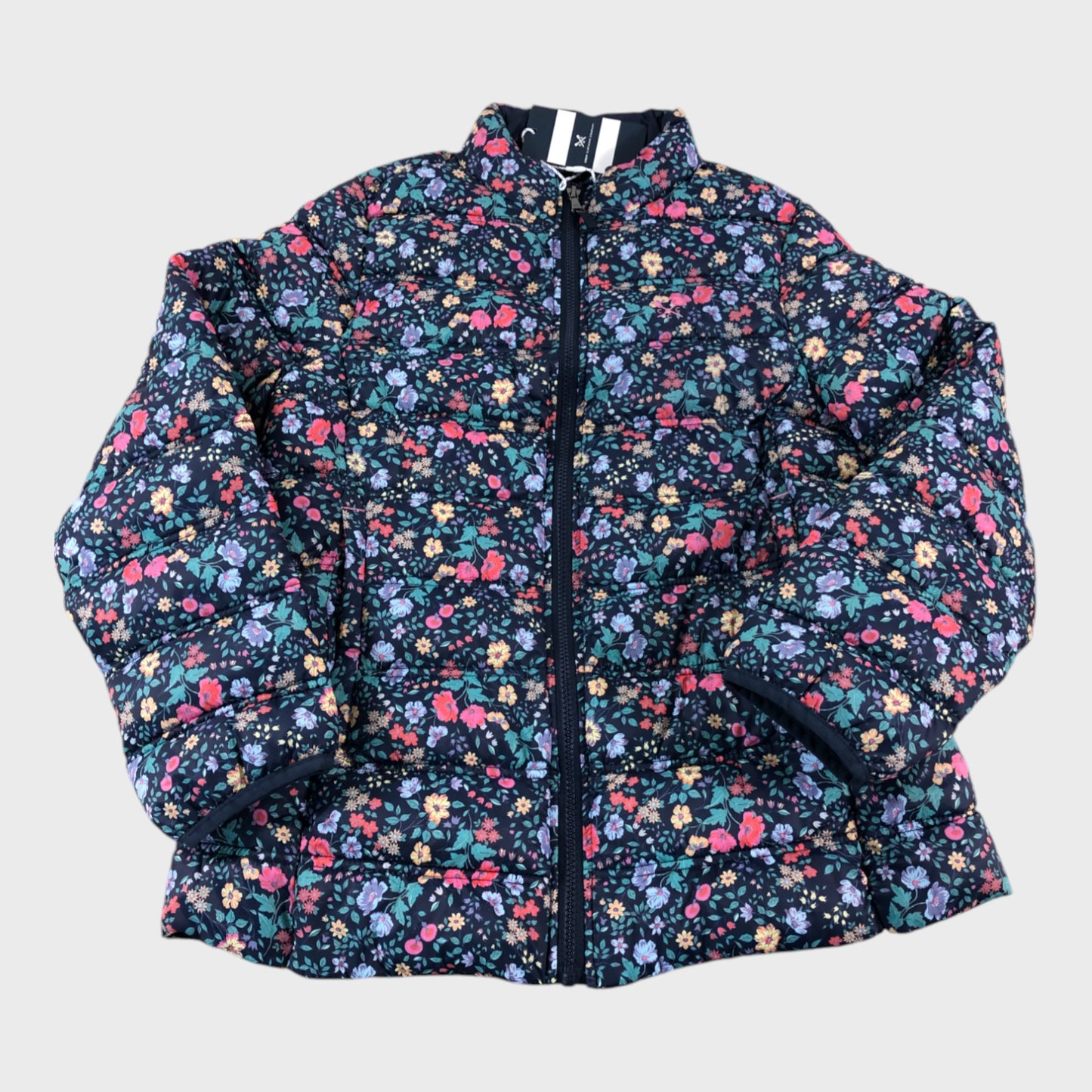 Crew Clothing Women's Puffer Jacket Floral Print Polyester Casual Warm