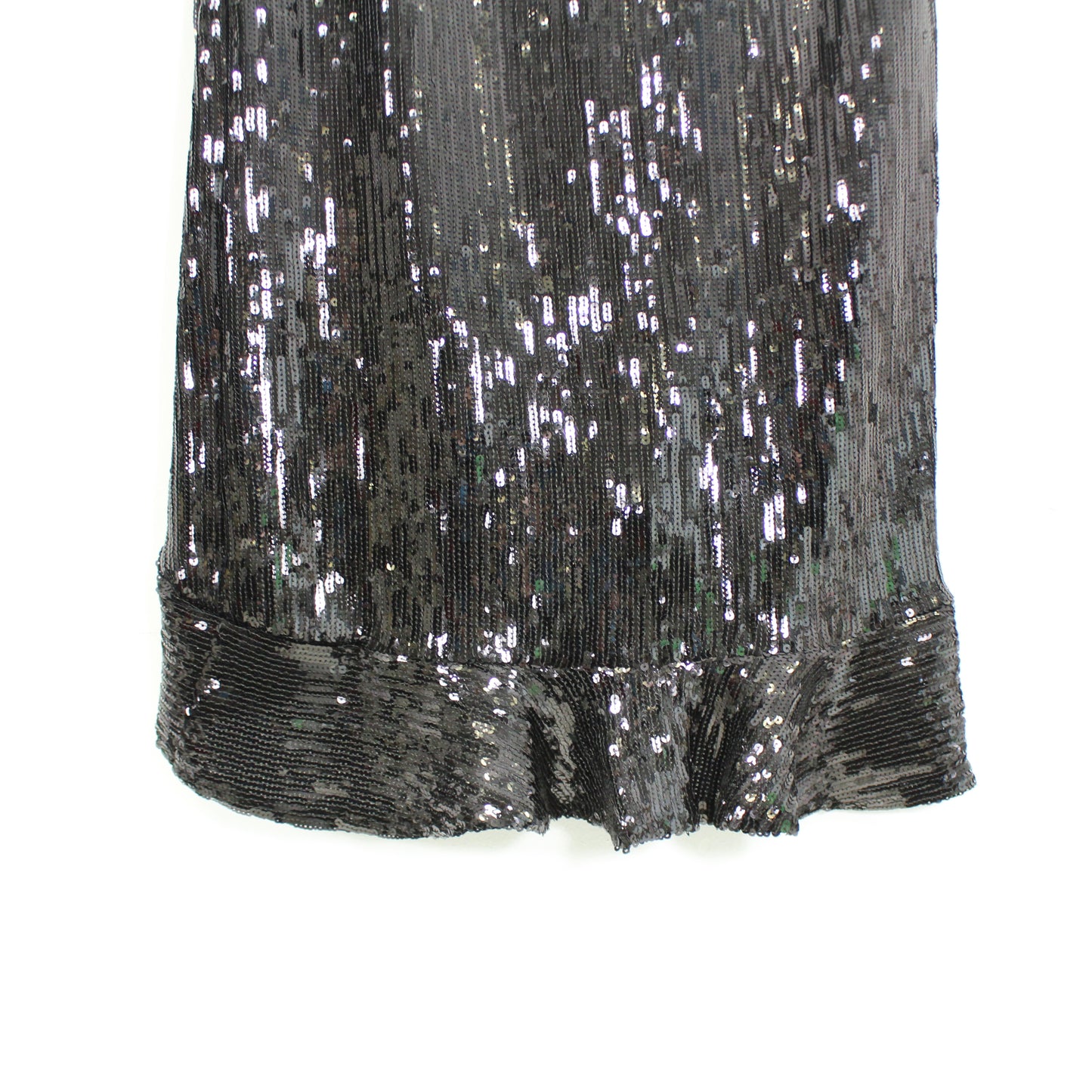 Women's Black Sequin Long Skirt