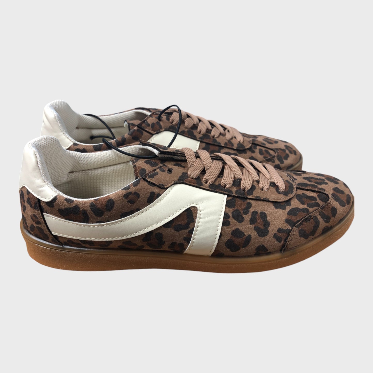 Branded Animal print Trainers