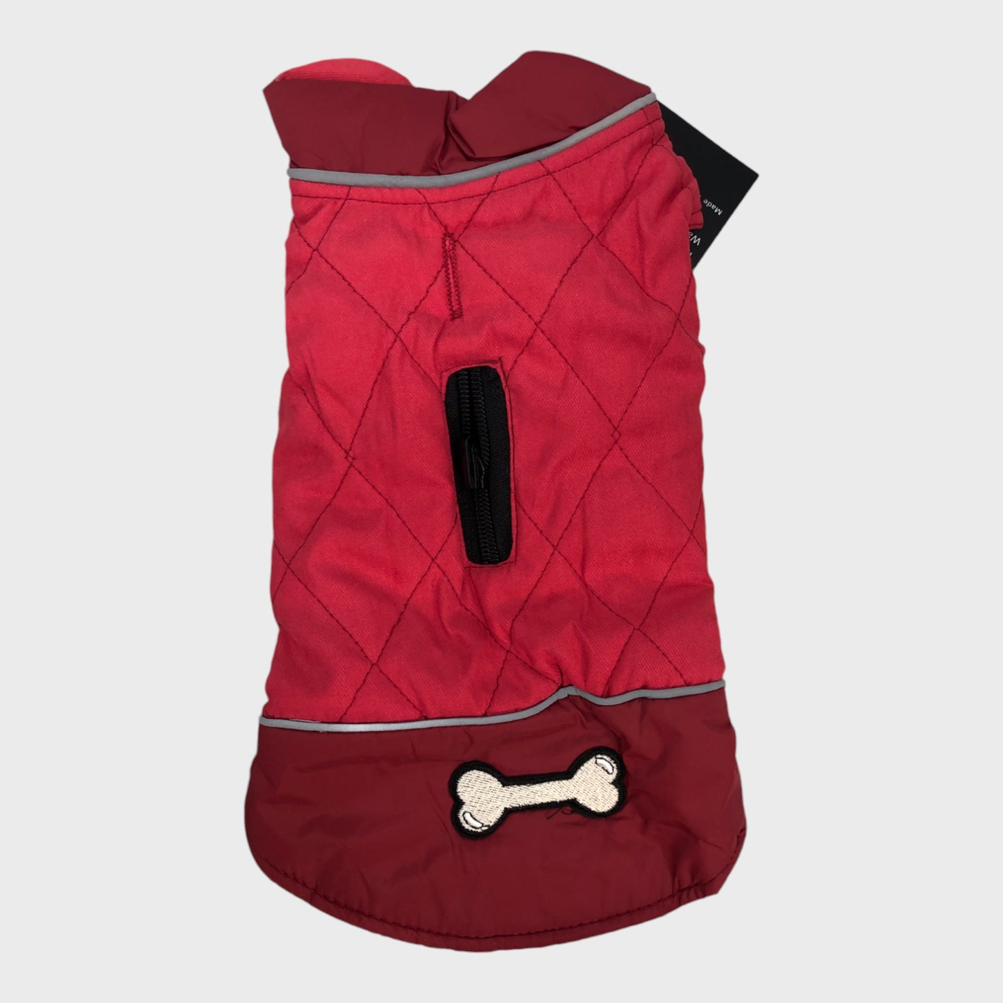 Red Reversible Dog Coat