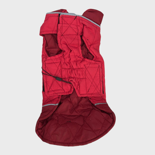 Red Reversible Dog Coat