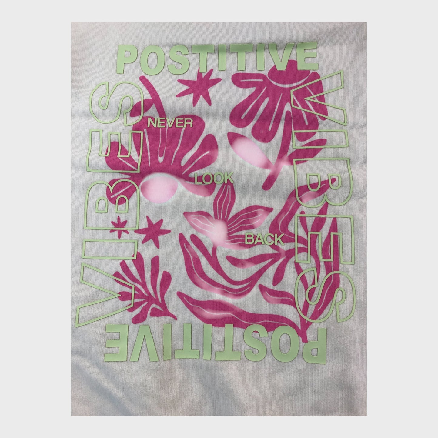 Cream Positive Vibes Sweatshirt