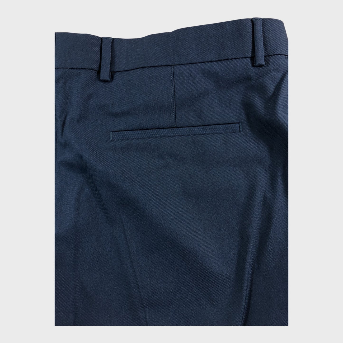 River Island Navy Slim Fit Tailored Trousers