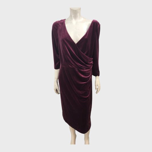 Jacques Vert Velvet Dress