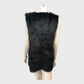 Branded Black Faux Fur Gilet