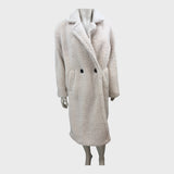 Branded Ivory Teddy Coat