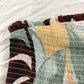 River Island Leaf Print Shirred Bandeau Top - Size 14
