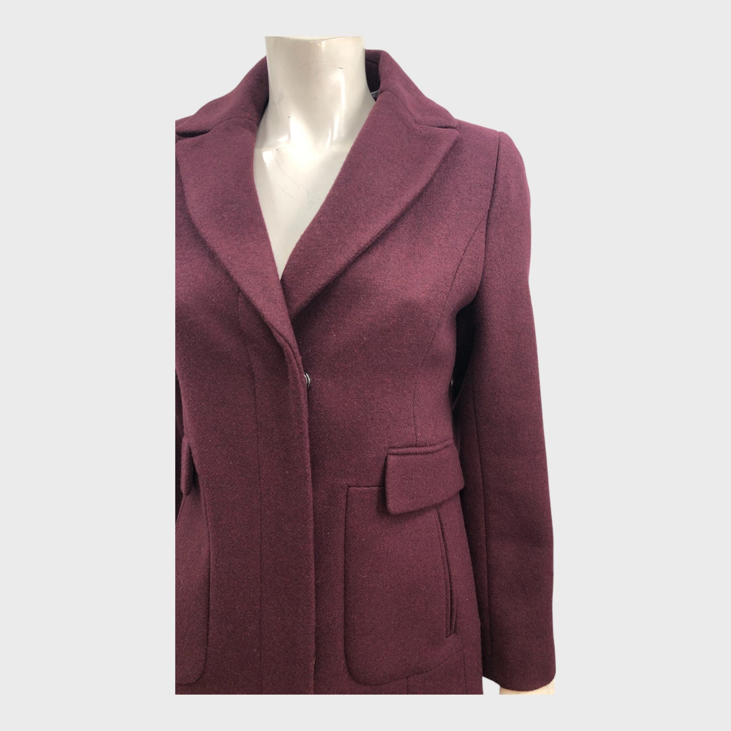 Precis Petite Burgundy Coat