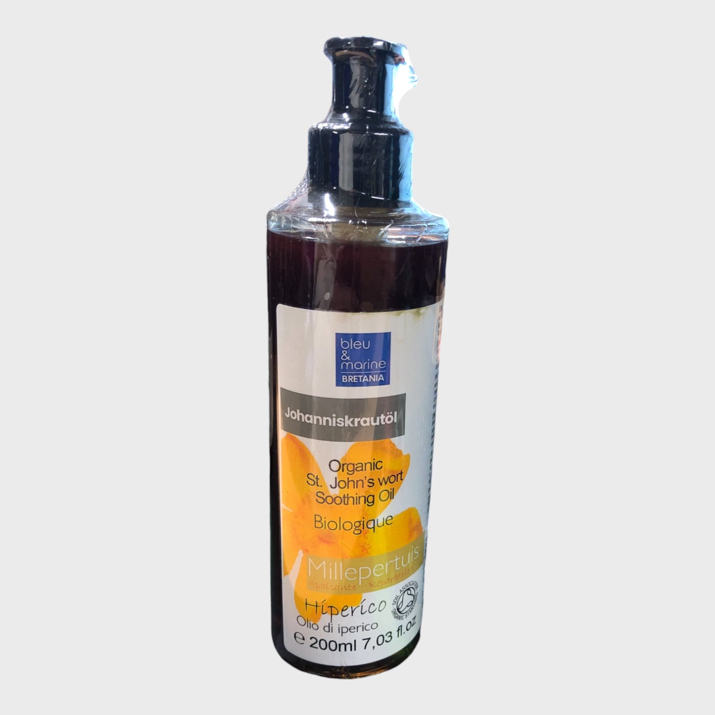 Organic St John's Wort Soothing Oil -200ml