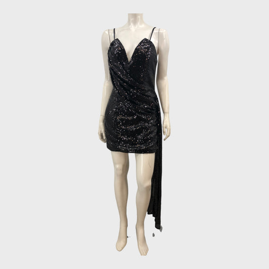 Branded Black sequin Dress - Size 6