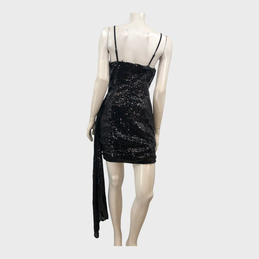 Branded Black sequin Dress - Size 6