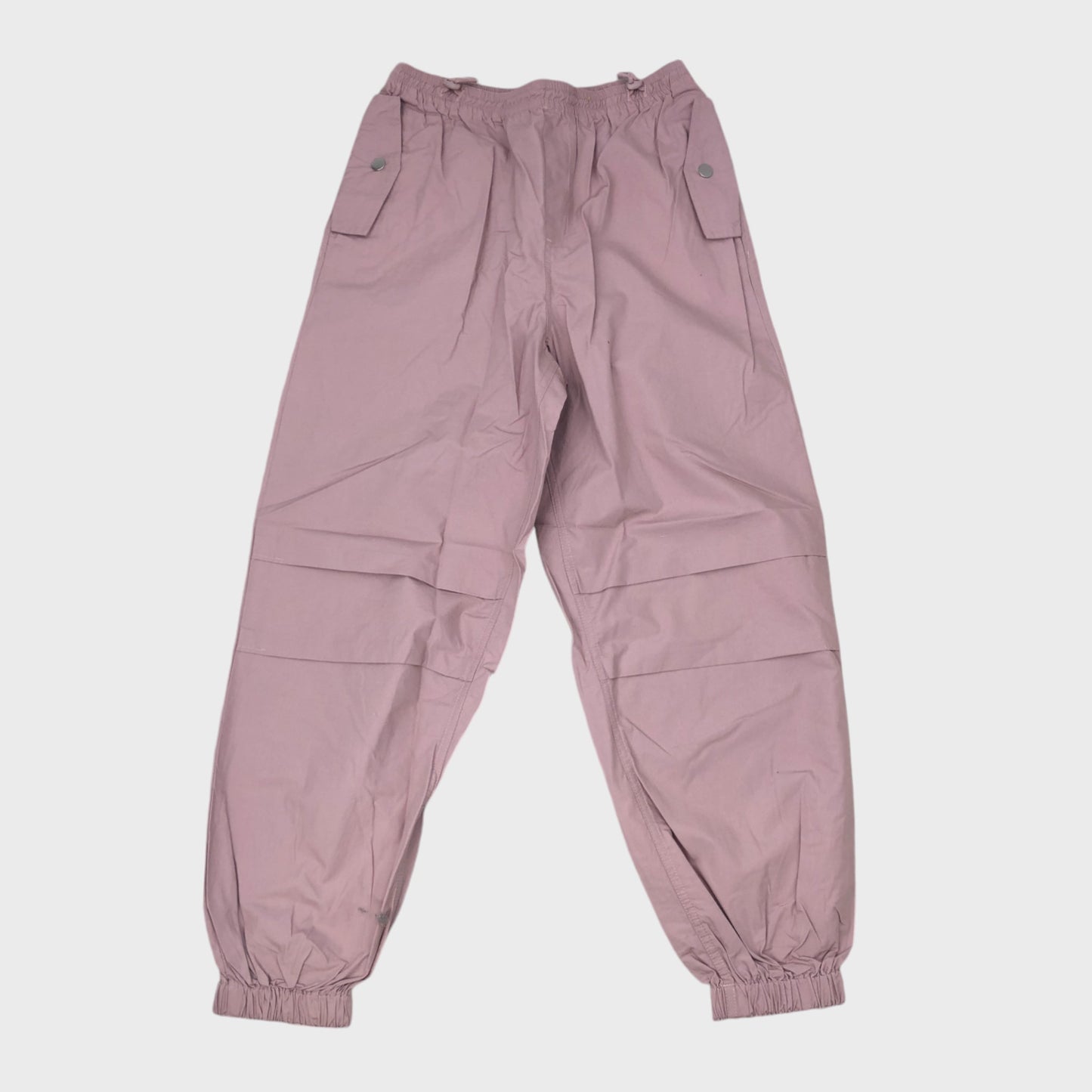 Pink Girls Parachute Trousers