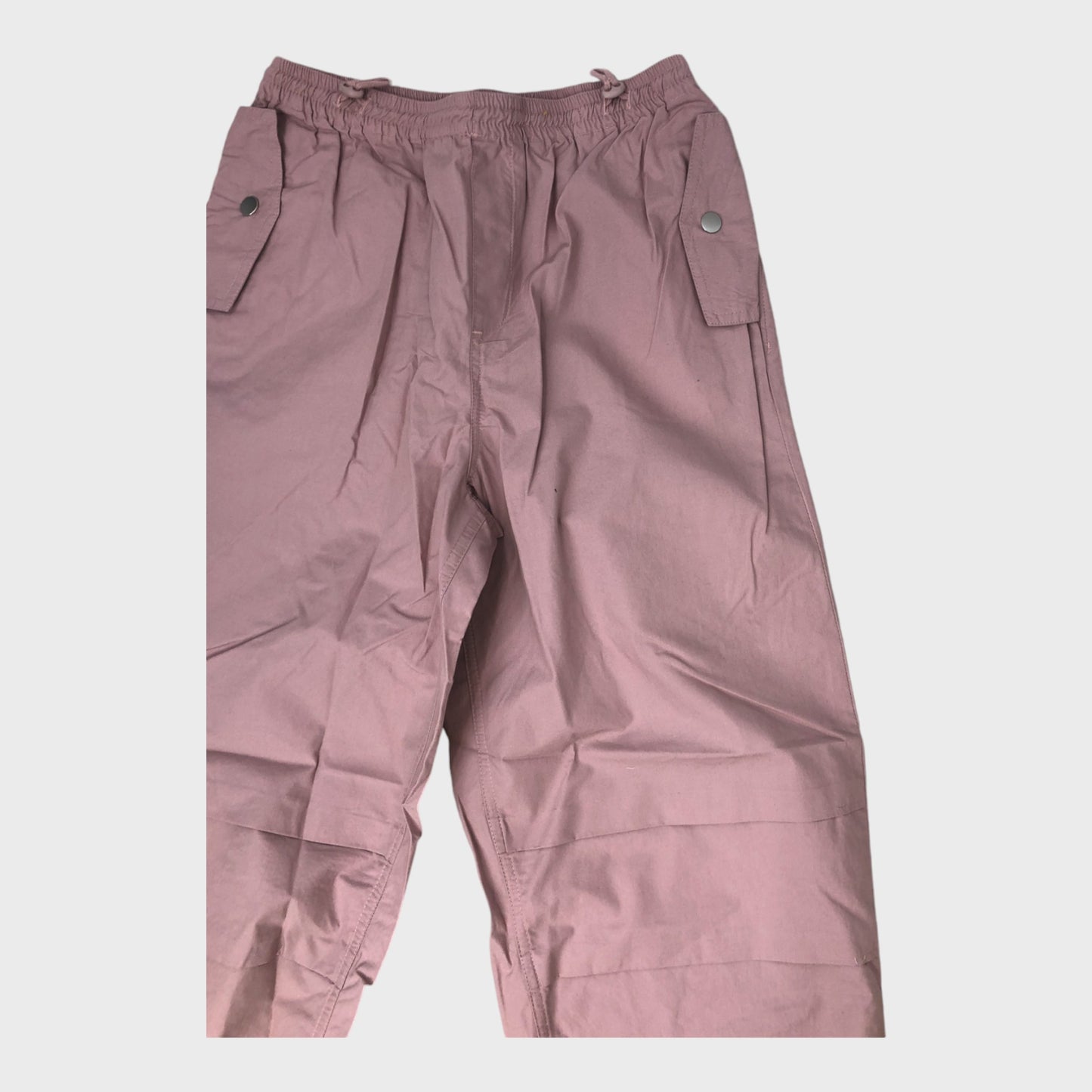 Pink Girls Parachute Trousers