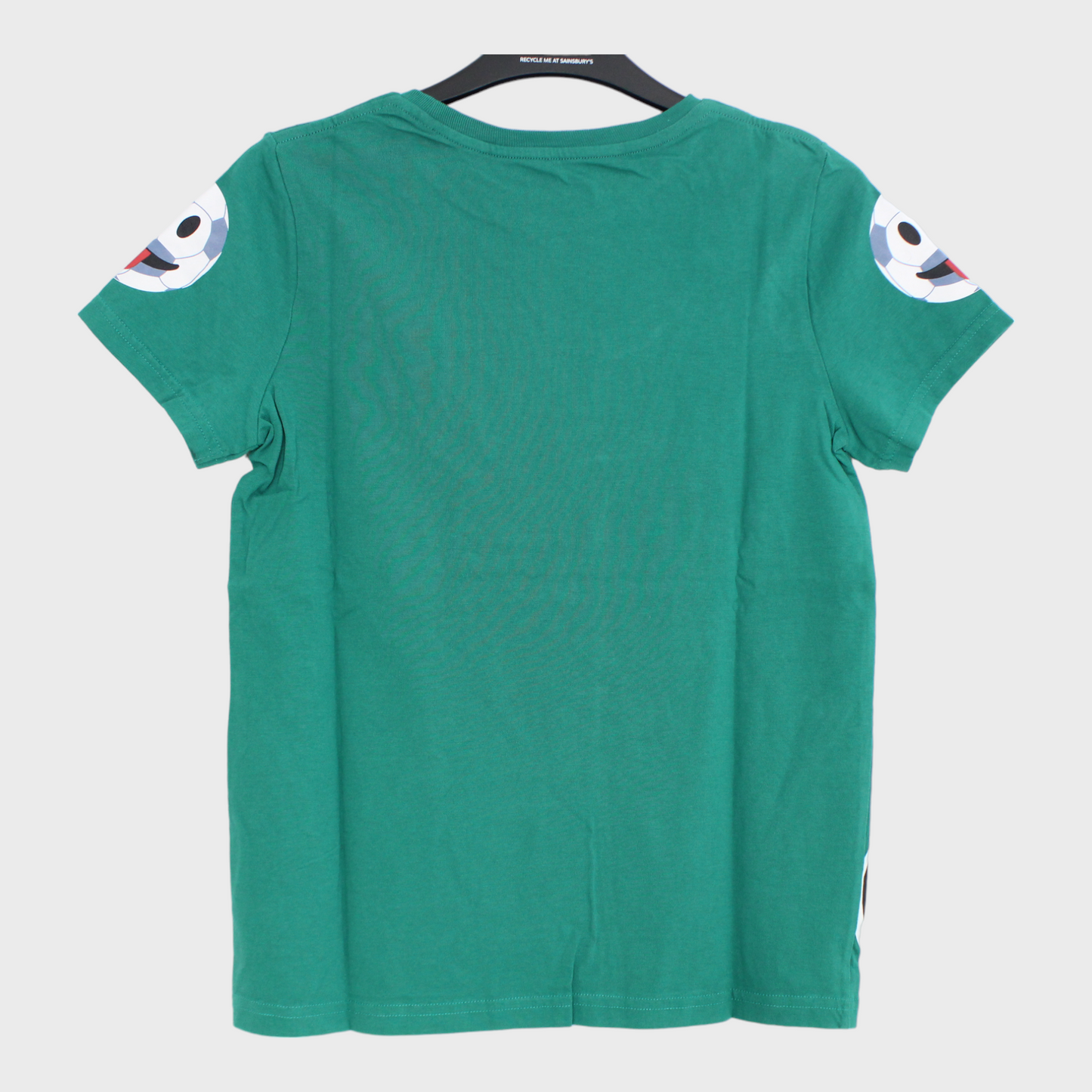 Kids Green T-Shirt With Football Detail