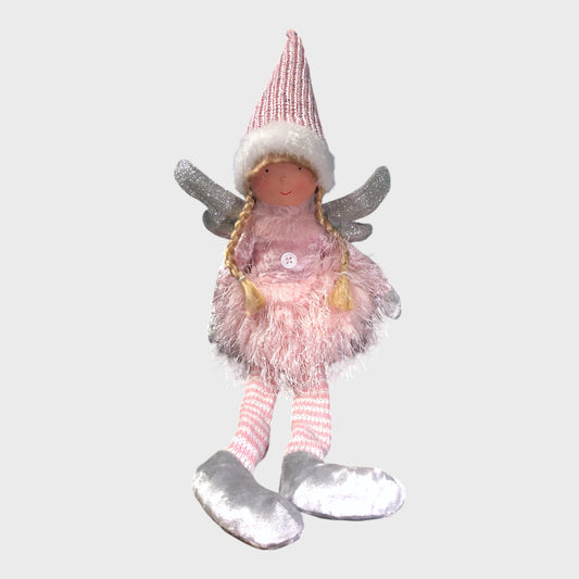 Christmas Pink Angel Decoration