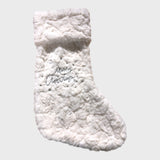 Large Fluffy 'Merry Christmas' Stocking