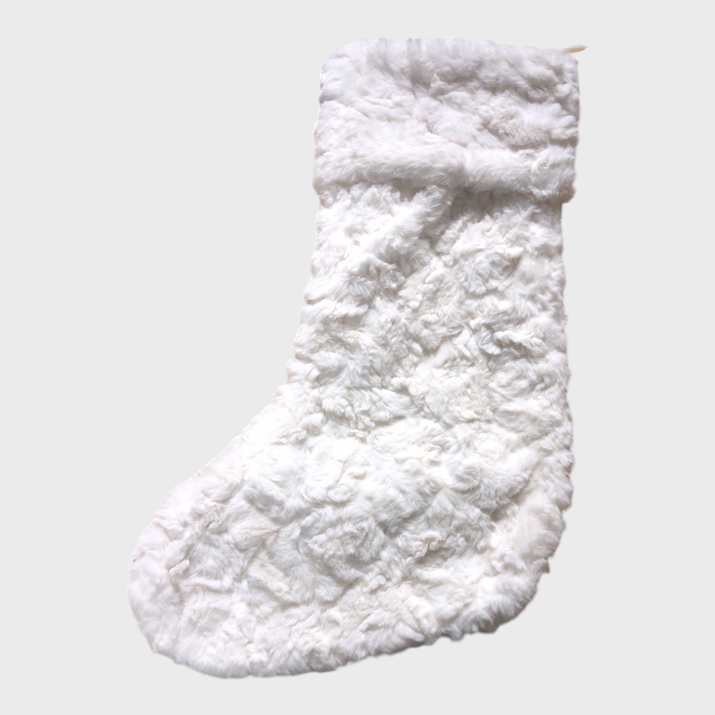 Large Fluffy 'Merry Christmas' Stocking