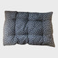 Navy Printed Medium Dog Bed