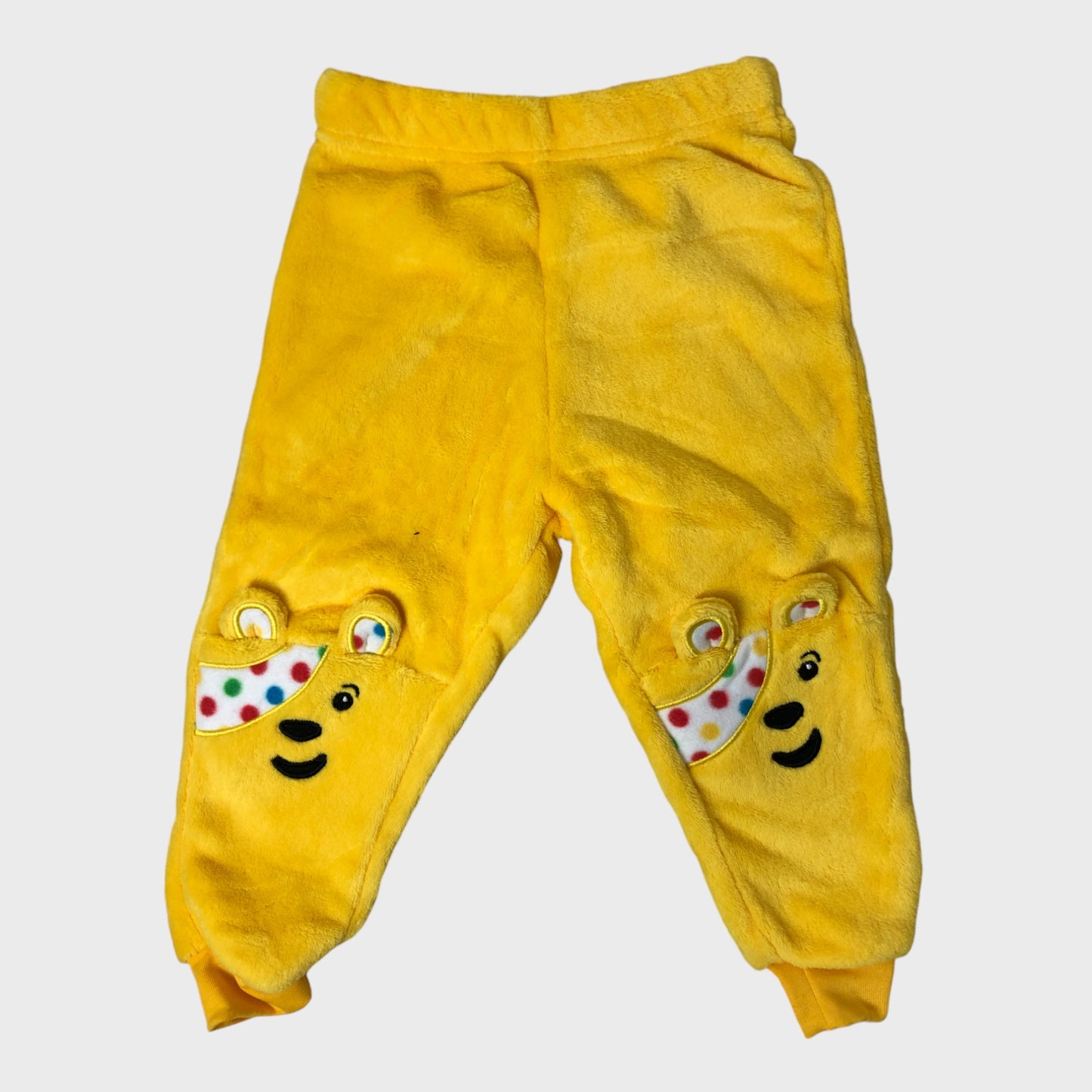 Yellow Pudsey Fleece Pyjamas