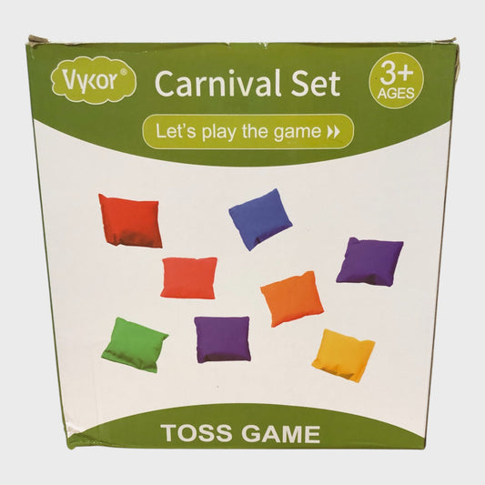 Carnival Set Toss Bean Bag Game for Ages 3 Plus Tossing Activity - 24 Pieces