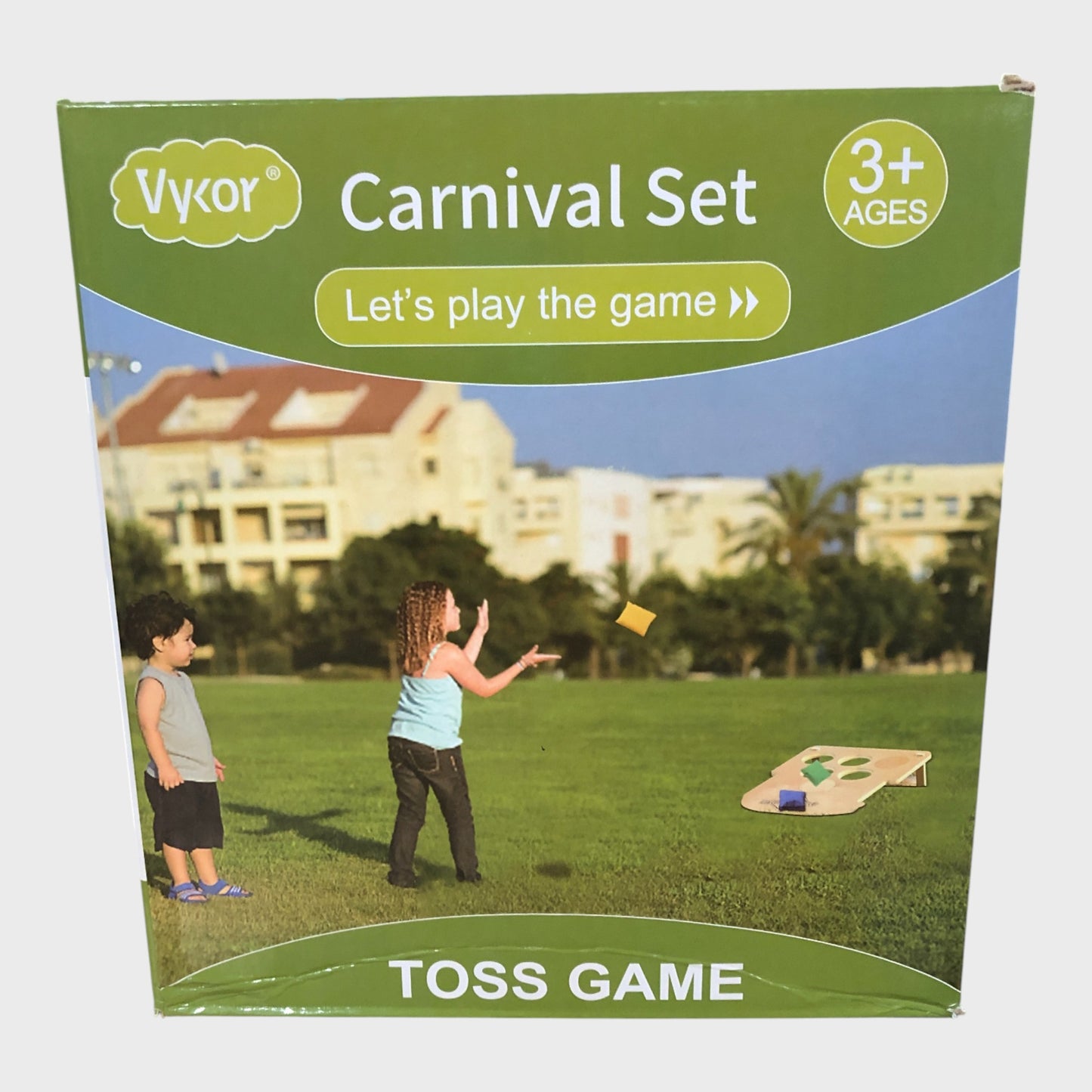 Carnival Set Toss Bean Bag Game for Ages 3 Plus Tossing Activity - 24 Pieces