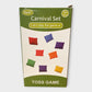 Carnival Set Toss Bean Bag Game for Ages 3 Plus Tossing Activity - 36 Pieces