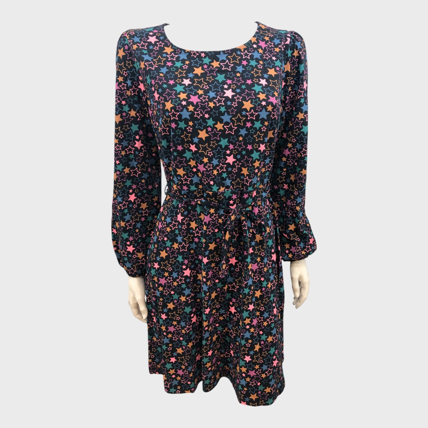 Star Cluster Branded Mini Jersey Dress