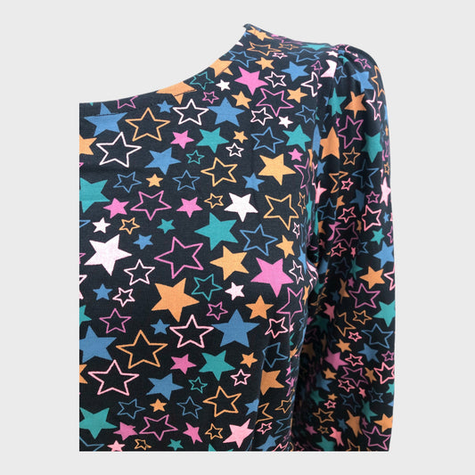 Star Cluster Branded Mini Jersey Dress