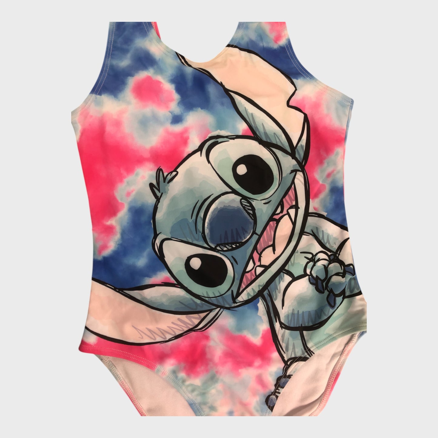 Disney Stitch One Piece Girls Swimsuit Cartoon Print