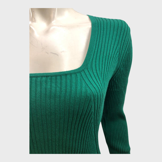 Evergreen Branded Knitted Top