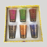 Set of Six Moroccan Tea Cups