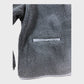Black Borg Cropped Fleece Jacket