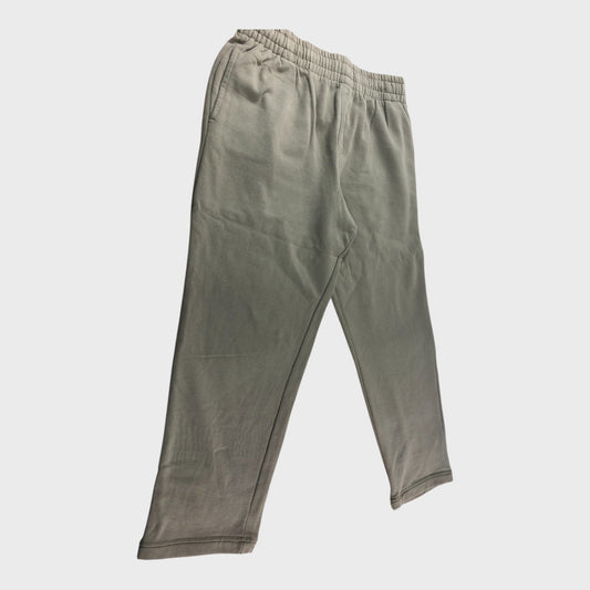 Unisex Joggers Elastic Waist Beige Activewear Trousers Comfortable Fit