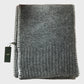 Branded Wool Blend Brea Boucle Scarf - Grey