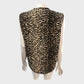 Branded Quilted Leopard Print Gilet